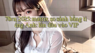 78vn 2025 matrix so sánh bằng tiếng Anh lần đầu vào VIP