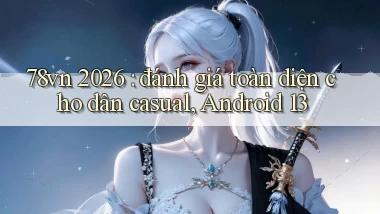 78vn 2026 đánh giá toàn diện cho dân casual, Android 13