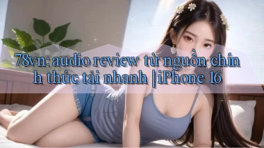 78vn audio review từ nguồn chính thức tải nhanh iPhone 16