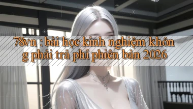 78vn bài học kinh nghiệm không phải trả phí phiên bản 2026