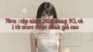 78vn cập nhật 2026 dùng 5G, cài từ store được đánh giá cao