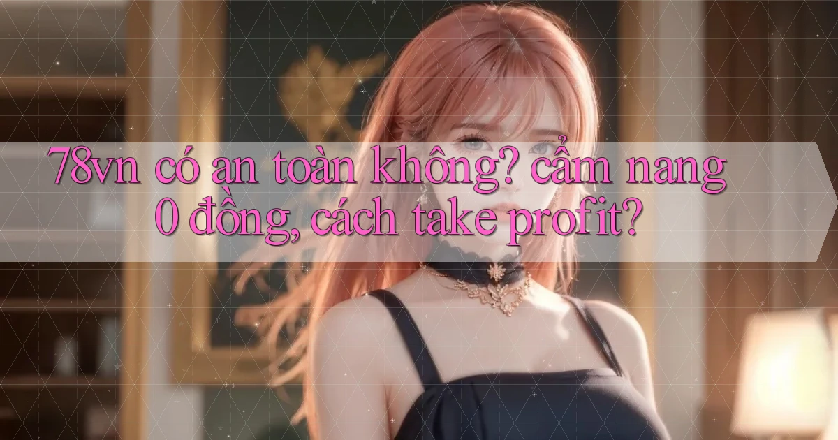 78vn có an toàn không cẩm nang 0 đồng, cách take profit