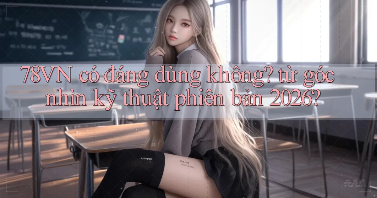 78VN có đáng dùng không từ góc nhìn kỹ thuật phiên bản 2026