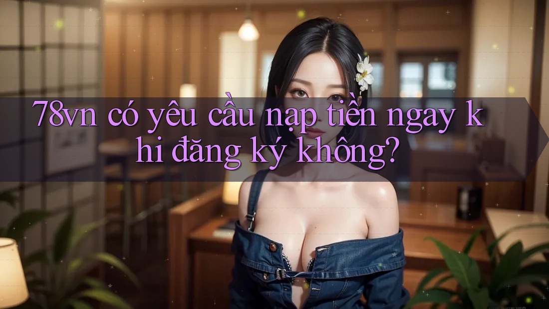 78vn có yêu cầu nạp tiền ngay khi đăng ký không? 78vn có yêu cầu nạp tiền ngay khi đăng ký không?