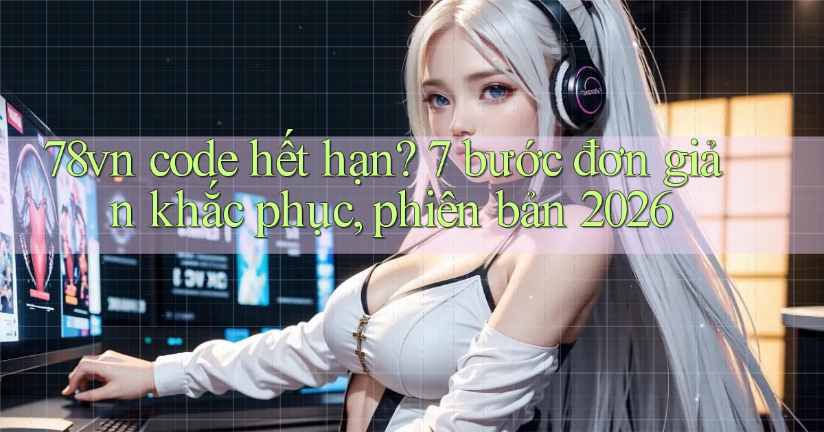 78vn code hết hạn 7 bước đơn giản khắc phục, phiên bản 2026