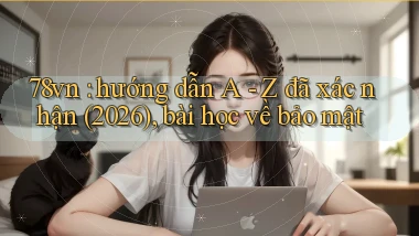 78vn hướng dẫn A   Z đã xác nhận (2026), bài học về bảo mật