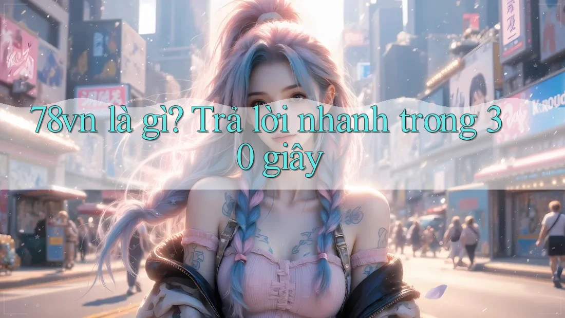 78vn là gì? Trả lời nhanh trong 30 giây 78vn là gì? Trả lời nhanh trong 30 giây