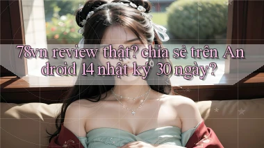 78vn review thật chia sẻ trên Android 14 nhật ký 30 ngày