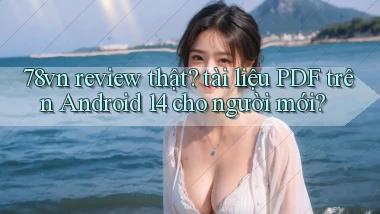 78vn review thật tài liệu PDF trên Android 14 cho người mới