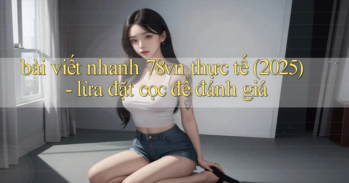 bài viết nhanh 78vn thực tế (2025)   lừa đặt cọc để đánh giá