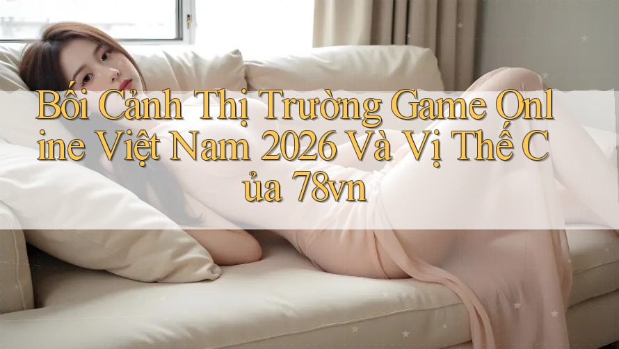 Bối Cảnh Thị Trường Game Online Việt Nam 2026 Và Vị Thế Của 78vn