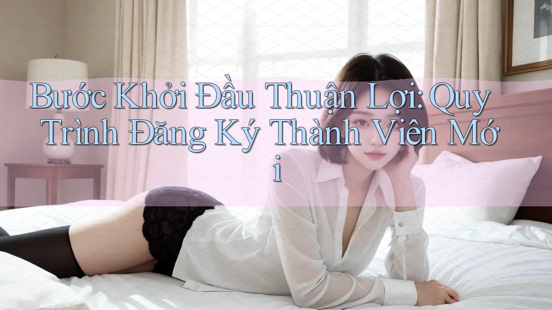 Bước Khởi Đầu Thuận Lợi: Quy Trình Đăng Ký Thành Viên Mới Bước Khởi Đầu Thuận Lợi: Quy Trình Đăng Ký Thành Viên Mới