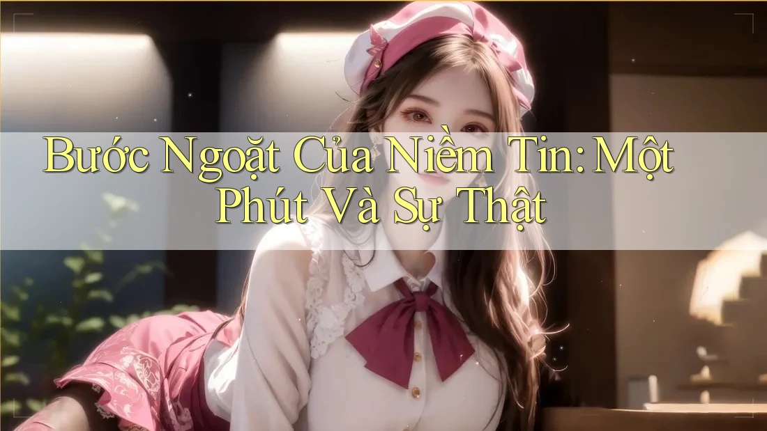 Bước Ngoặt Của Niềm Tin: Một Phút Và Sự Thật Bước Ngoặt Của Niềm Tin: Một Phút Và Sự Thật