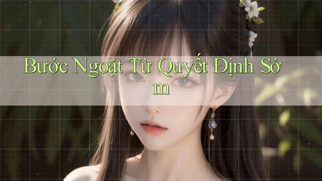 Bước Ngoặt Từ Quyết Định Sớm Bước Ngoặt Từ Quyết Định Sớm