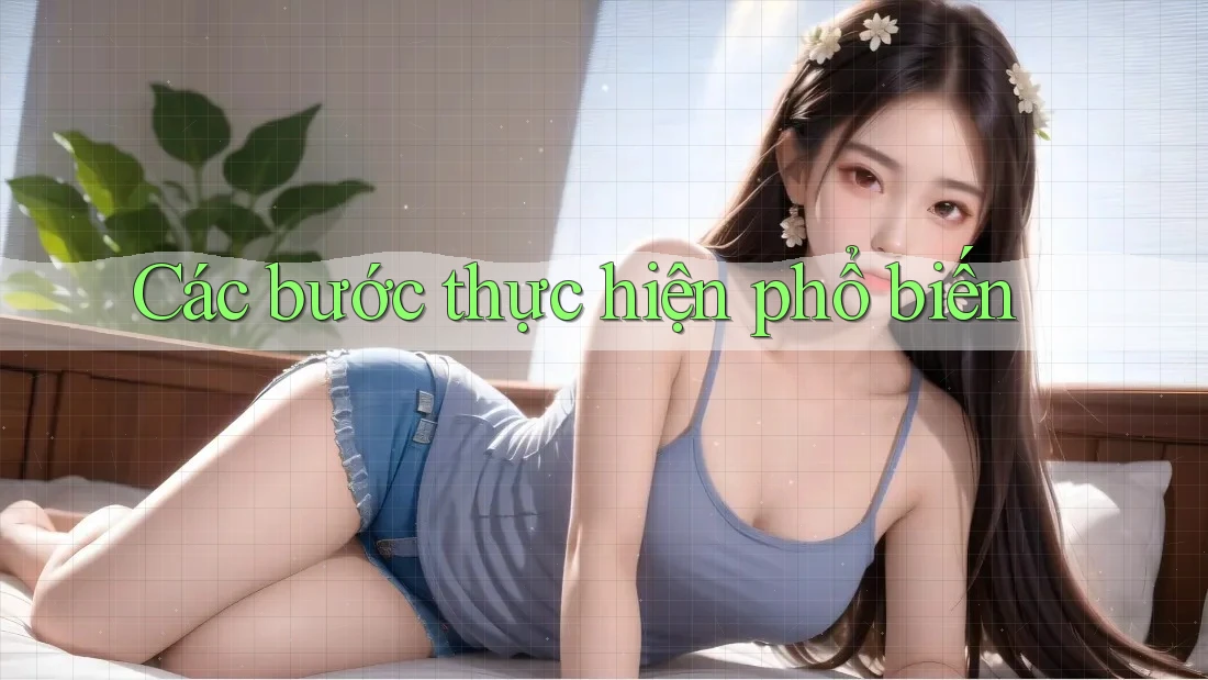 Các bước thực hiện phổ biến