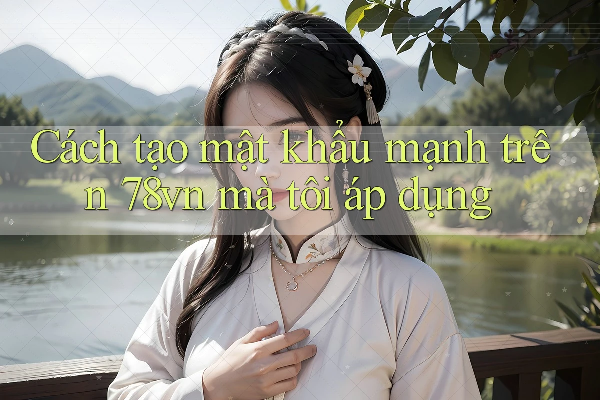 Cách tạo mật khẩu mạnh trên 78vn mà tôi áp dụng Cách tạo mật khẩu mạnh trên 78vn mà tôi áp dụng