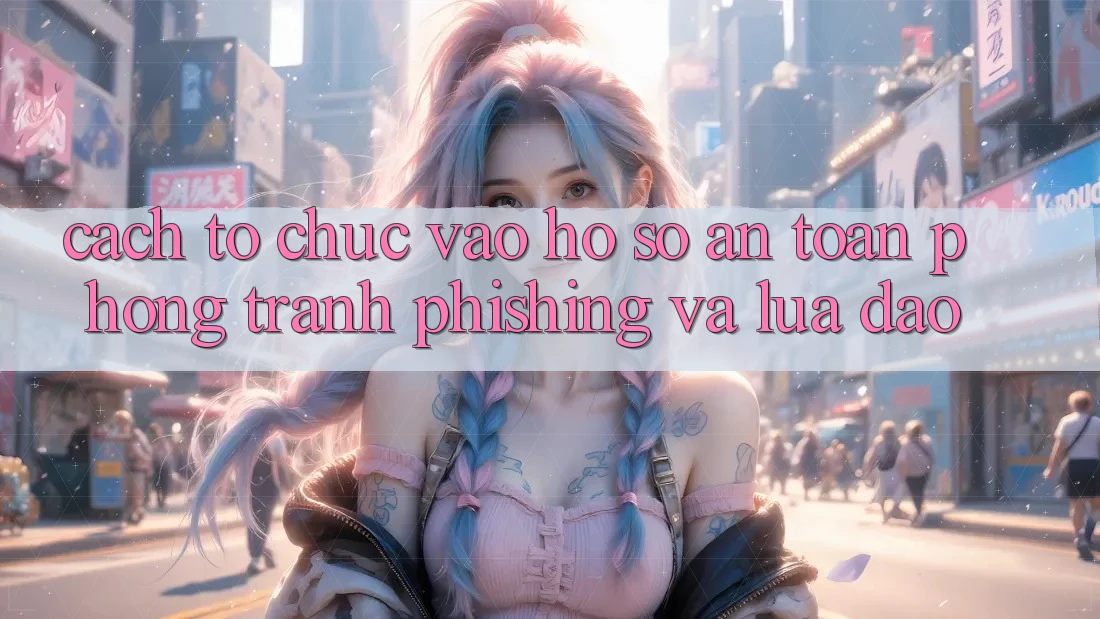 Cách tổ chức Vào hồ sơ An Toàn - Phòng Tránh Phishing Và Lừa Đảo