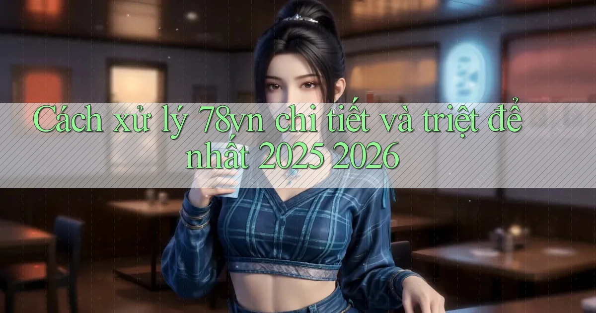 Cách xử lý 78vn chi tiết và triệt để nhất 2025 2026