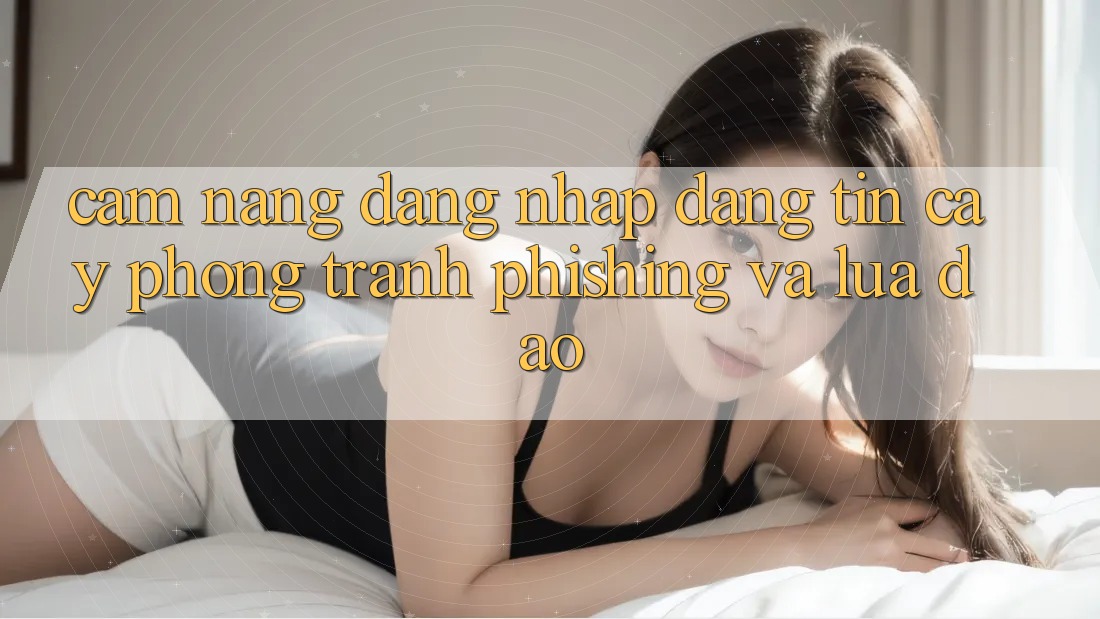 Cẩm nang Đăng Nhập Đáng tin cậy - Phòng Tránh Phishing Và Lừa Đảo Cẩm nang Đăng Nhập Đáng tin cậy - Phòng Tránh Phishing Và Lừa Đảo