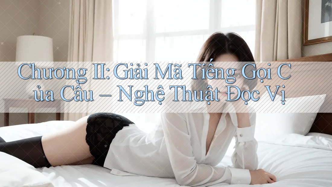 Chương II: Giải Mã Tiếng Gọi Của Cầu – Nghệ Thuật Đọc Vị Chương II: Giải Mã Tiếng Gọi Của Cầu – Nghệ Thuật Đọc Vị