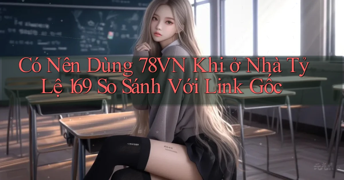 Có nên dùng 78vn khi ở nhà tỷ lệ 169 so sánh với link gốc
