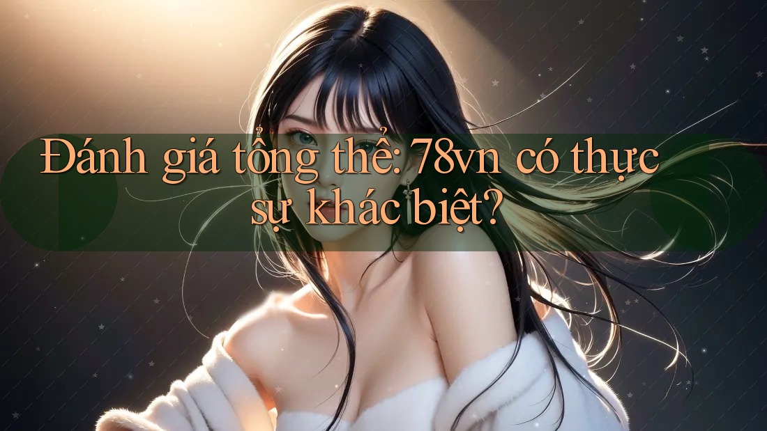 Đánh giá tổng thể: 78vn có thực sự khác biệt? Đánh giá tổng thể: 78vn có thực sự khác biệt?