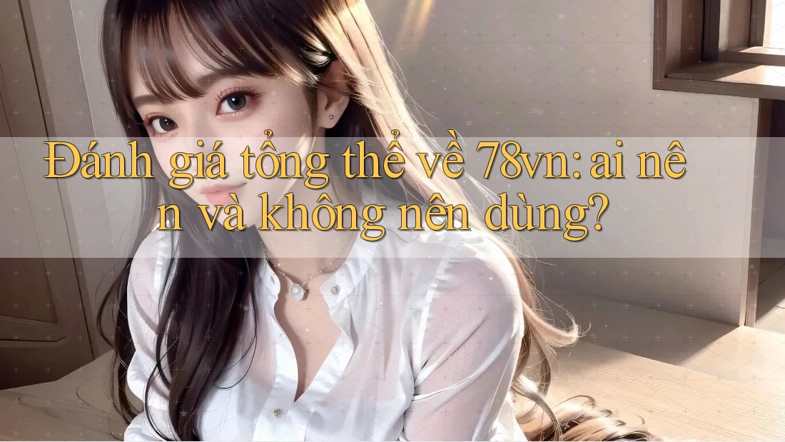 Đánh giá tổng thể về 78vn: ai nên và không nên dùng? Đánh giá tổng thể về 78vn: ai nên và không nên dùng?