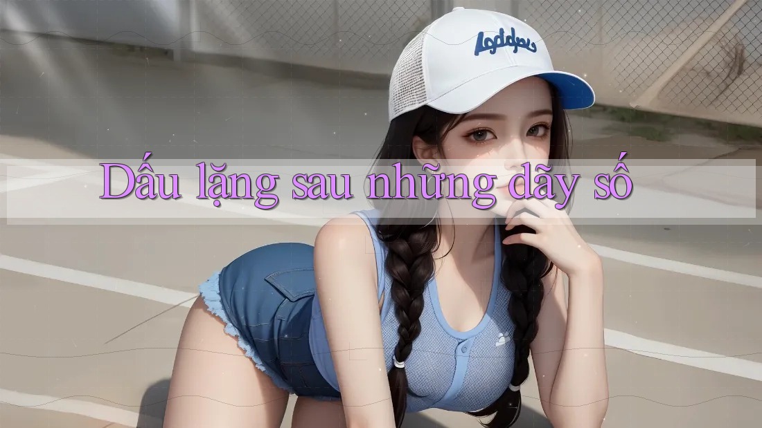 Dấu lặng sau những dãy số Dấu lặng sau những dãy số