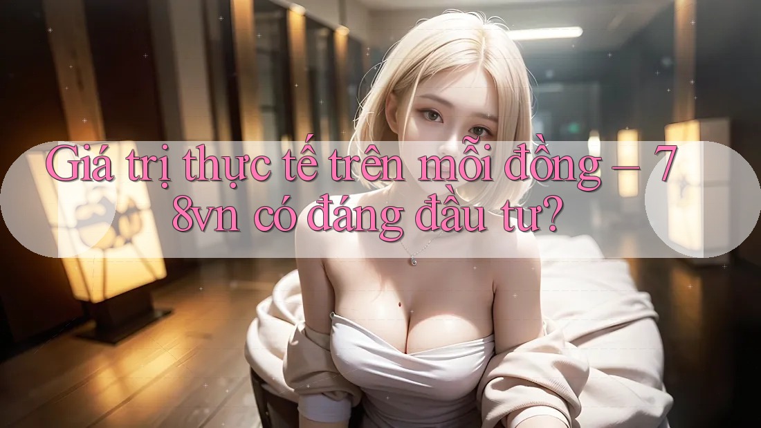 Giá trị thực tế trên mỗi đồng – 78vn có đáng đầu tư? Giá trị thực tế trên mỗi đồng – 78vn có đáng đầu tư?