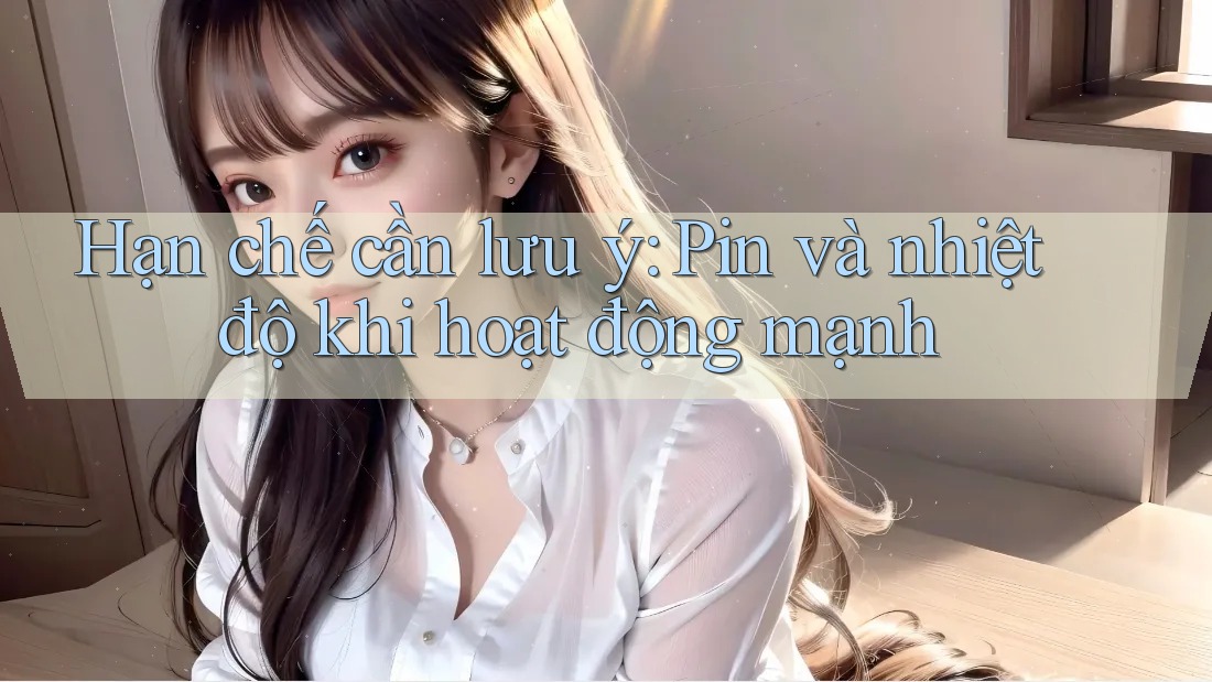 Hạn chế cần lưu ý: Pin và nhiệt độ khi hoạt động mạnh Hạn chế cần lưu ý: Pin và nhiệt độ khi hoạt động mạnh