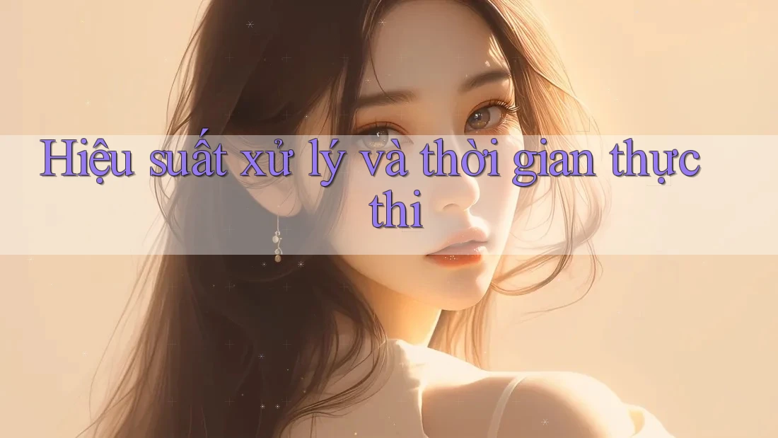 Hiệu suất xử lý và thời gian thực thi