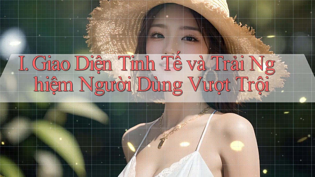 I. Giao Diện Tinh Tế và Trải Nghiệm Người Dùng Vượt Trội