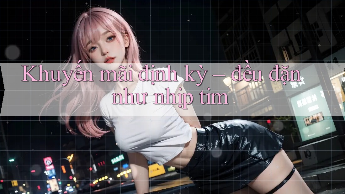Khuyến mãi định kỳ – đều đặn như nhịp tim Khuyến mãi định kỳ – đều đặn như nhịp tim