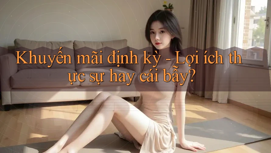 Khuyến mãi định kỳ - Lợi ích thực sự hay cái bẫy?