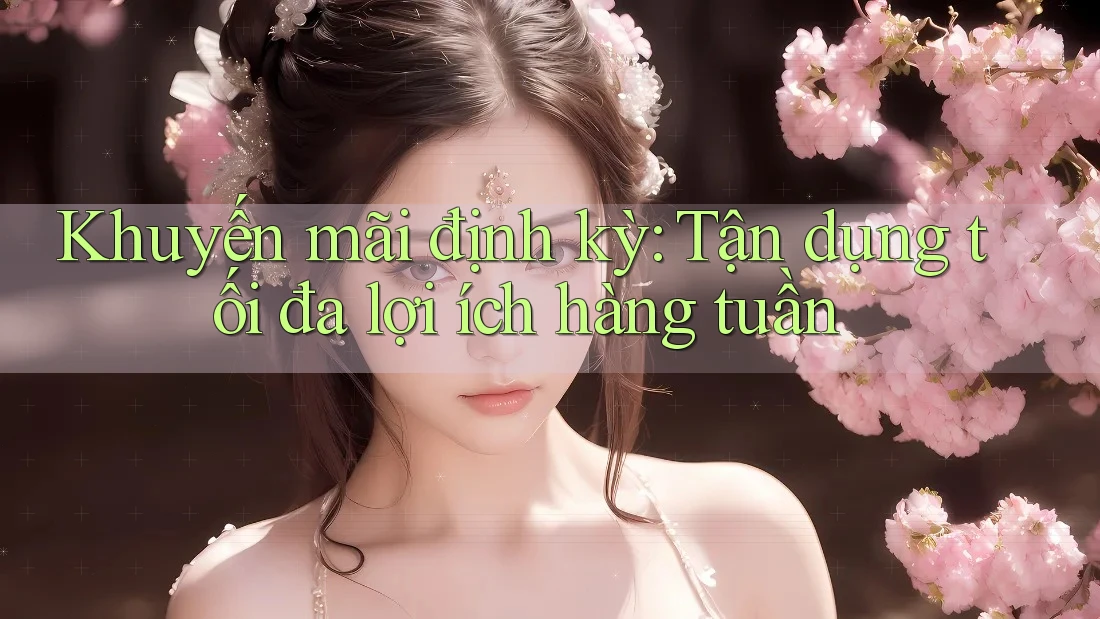 Khuyến mãi định kỳ: Tận dụng tối đa lợi ích hàng tuần Khuyến mãi định kỳ: Tận dụng tối đa lợi ích hàng tuần