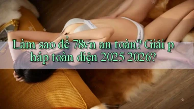 Làm sao để 78vn an toàn Giải pháp toàn diện 2025 2026