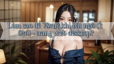 Làm sao để 78vn khi bất ngờ (2026)   trang web desktop
