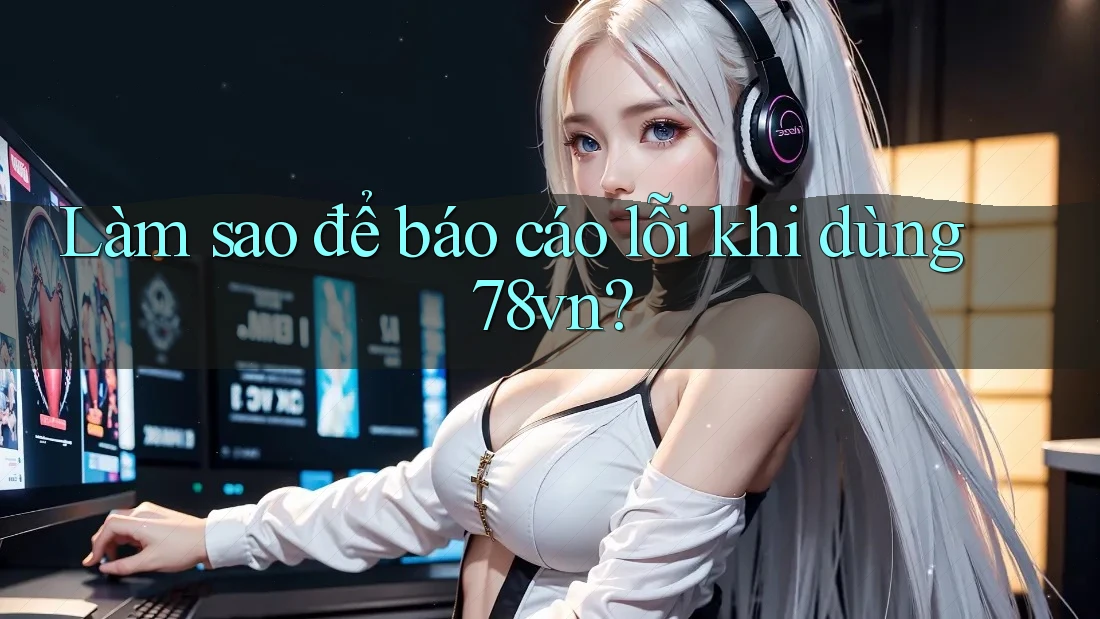 Làm sao để báo cáo lỗi khi dùng 78vn? Làm sao để báo cáo lỗi khi dùng 78vn?