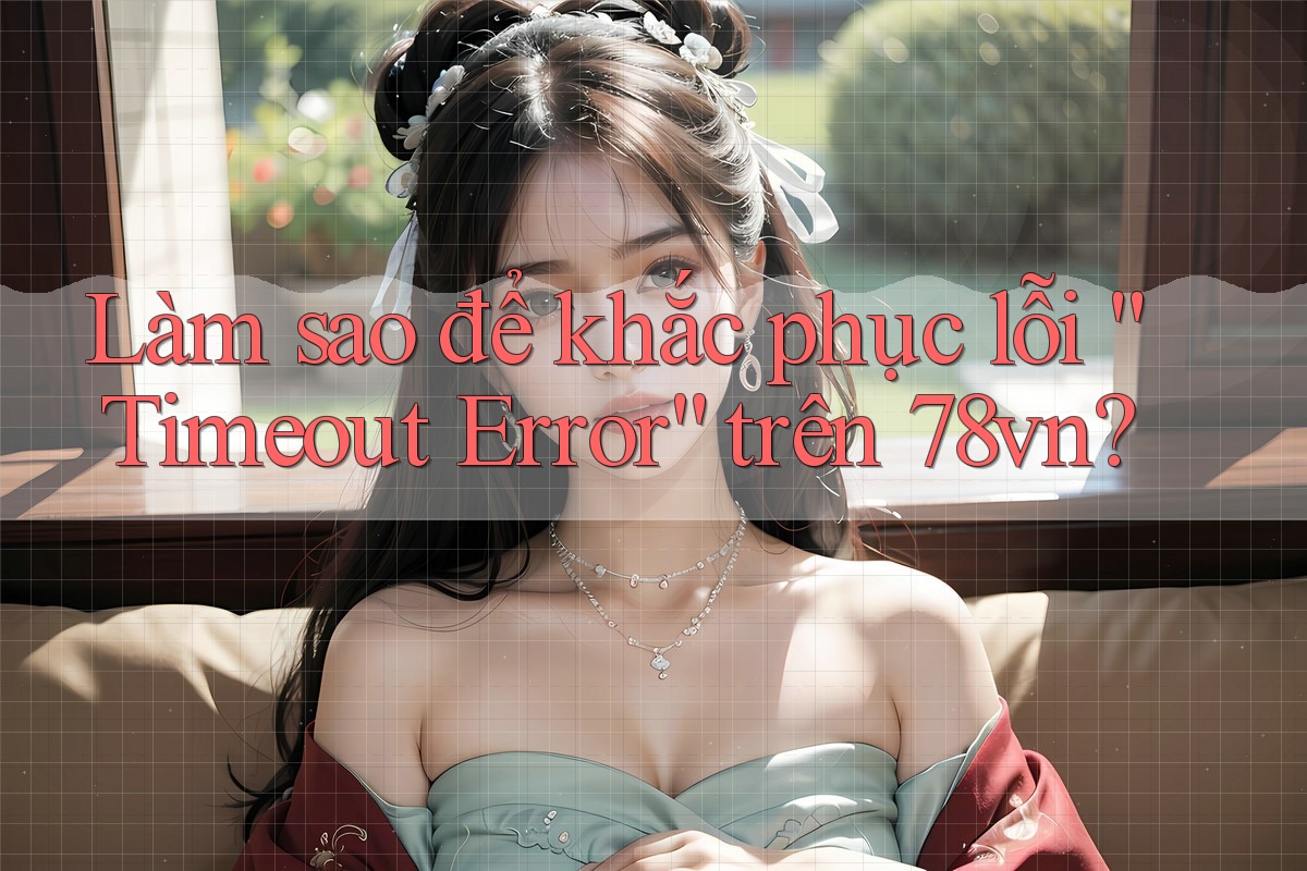 Làm sao để khắc phục lỗi “Timeout Error” trên 78vn? Làm sao để khắc phục lỗi “Timeout Error” trên 78vn?