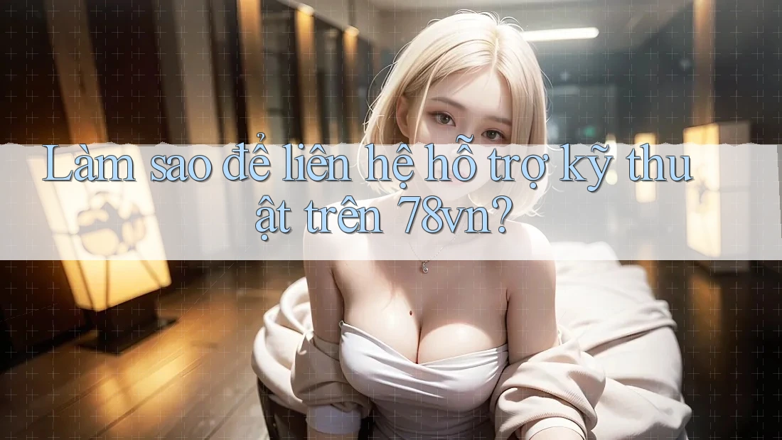 Làm sao để liên hệ hỗ trợ kỹ thuật trên 78vn?