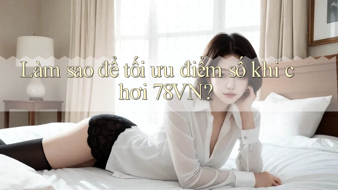 Làm sao để tối ưu điểm số khi chơi 78VN? Làm sao để tối ưu điểm số khi chơi 78VN?