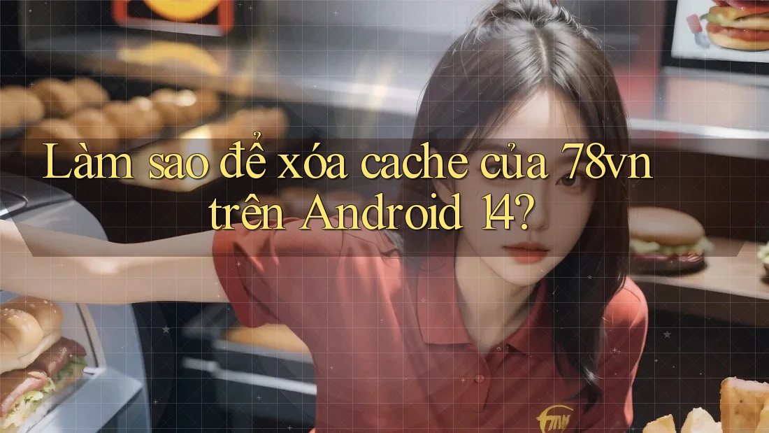 Làm sao để xóa cache của 78vn trên Android 14?