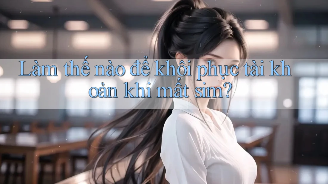 Làm thế nào để khôi phục tài khoản khi mất sim? Làm thế nào để khôi phục tài khoản khi mất sim?
