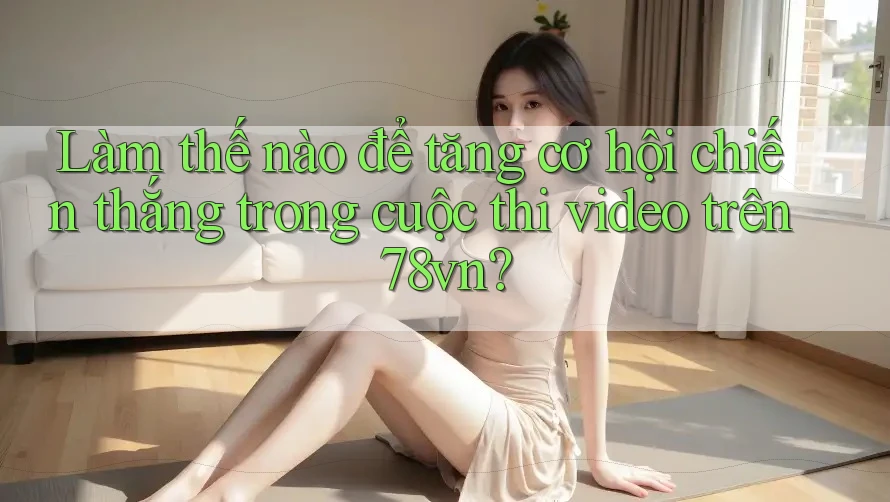 Làm thế nào để tăng cơ hội chiến thắng trong cuộc thi video trên 78vn? Làm thế nào để tăng cơ hội chiến thắng trong cuộc thi video trên 78vn?
