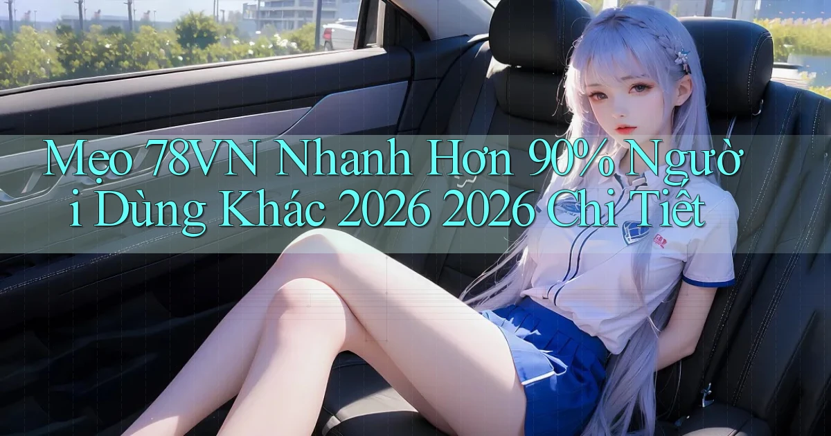 Mẹo 78vn nhanh hơn 90% người dùng khác 2026 2026 chi tiết