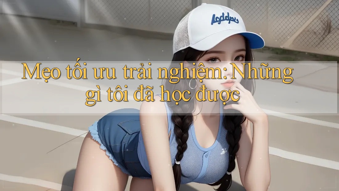 Mẹo tối ưu trải nghiệm: Những gì tôi đã học được Mẹo tối ưu trải nghiệm: Những gì tôi đã học được