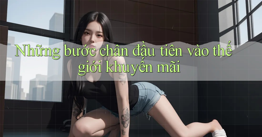 Những bước chân đầu tiên vào thế giới khuyến mãi Những bước chân đầu tiên vào thế giới khuyến mãi
