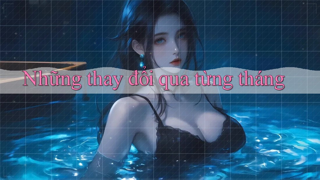 Những thay đổi qua từng tháng Những thay đổi qua từng tháng