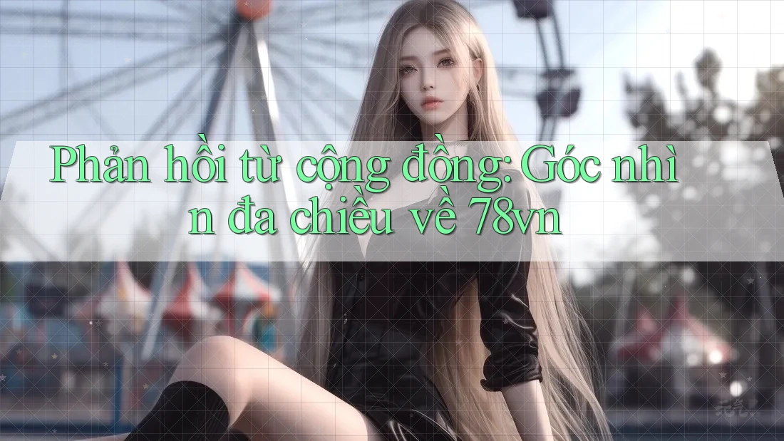 Phản hồi từ cộng đồng: Góc nhìn đa chiều về 78vn Phản hồi từ cộng đồng: Góc nhìn đa chiều về 78vn