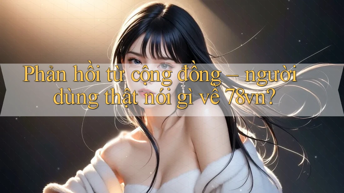 Phản hồi từ cộng đồng – người dùng thật nói gì về 78vn? Phản hồi từ cộng đồng – người dùng thật nói gì về 78vn?